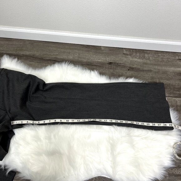 Express Editor Gray Flare Dress Pants Trousers Career Womens Petite Short 4S 4P - Picture 9 of 9